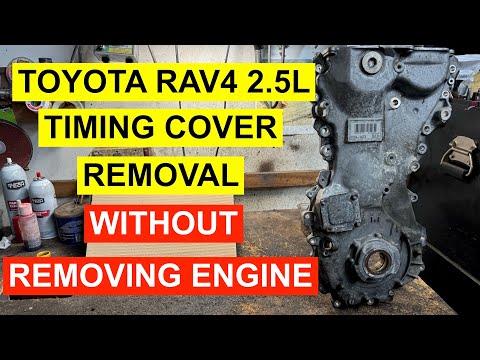 Toyota RAV4 2.5L Timing Chain Cover Removal - No Engine Removal - 2008 & Up