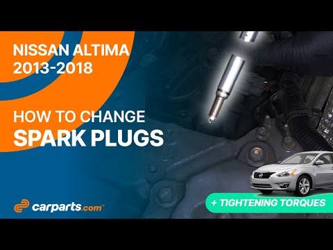 How to replace the Spark Plugs 2013-2018 Nissan Altima ⚡