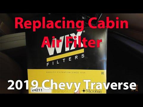 How to Replace the Cabin Air Filter on a 2019 Chevrolet Traverse (Step-by-Step)