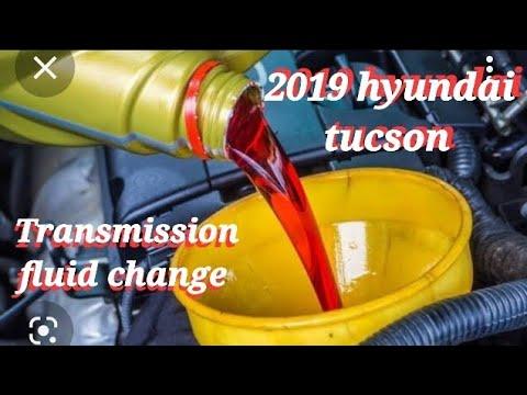 How to change transmission fluid for Hyundai tucson 2019.