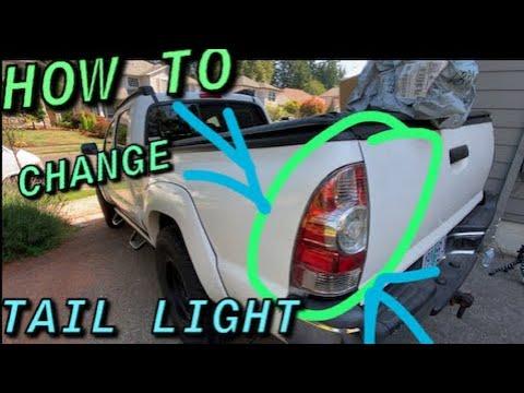 HOW TO CHANGE TAIL LIGHT ON A 2006 - 2015 TOYOTA TACOMA