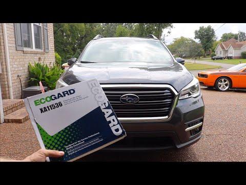 2019 Subaru Ascent Engine Air Filter Replacement (EASY!)