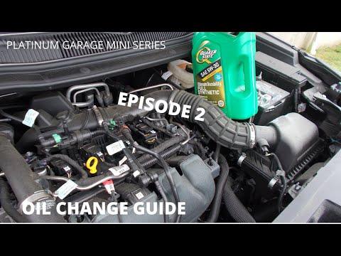 How to Change the Engine Oil and Oil Filter on a 2019 Ford Explorer