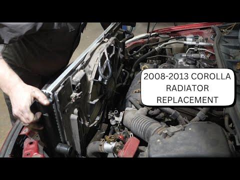 2008-2013 Toyota Corolla Radiator and Coolant Connector Replacement