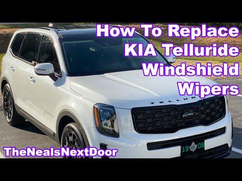 How To Replace KIA Telluride Windshield Wipers