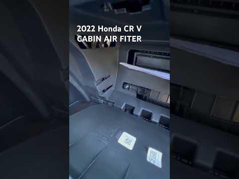 Change or replace cabin air filter 2022 Honda CRV