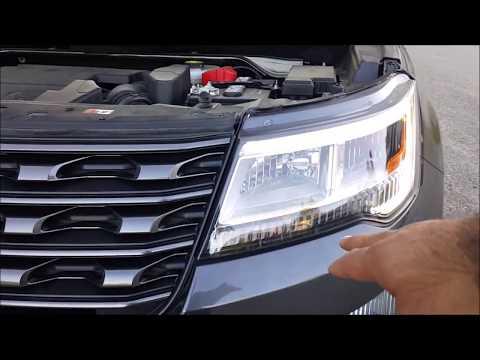 How to Replace the Front Turn Signal Bulbs on a 2019 Ford Explorer