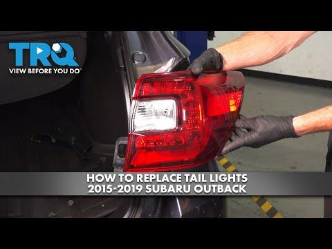 How to Replace Tail Lights 2015-2019 Subaru Outback