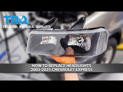How to Replace Both Low-Beam Headlight Bulbs on a 2016 Chevrolet Express 3500