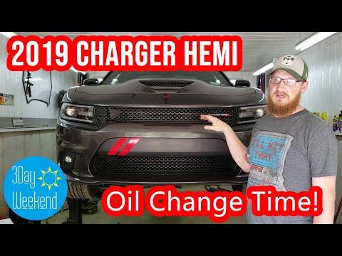 How to Change Engine Oil & Oil Filter on a 2018 Dodge Charger 5.7L HEMI