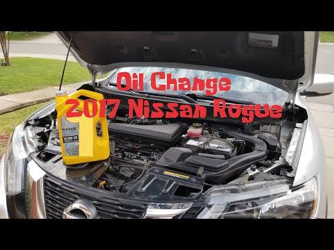 How to Change Engine Oil and Oil Filter on a 2017 Nissan Rogue