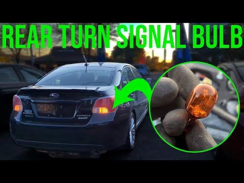 How to Replace Rear Turn Signal Bulbs on a 2015 Subaru Impreza (7440 Amber)