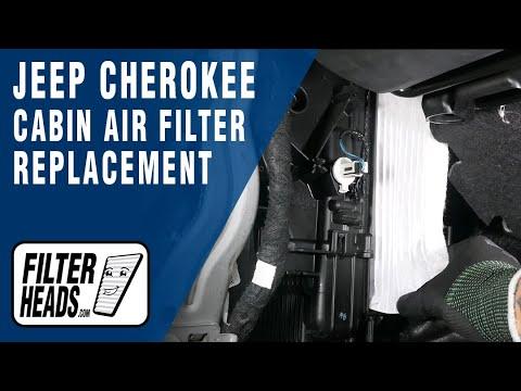 How to Replace Cabin Air Filter 2018 Jeep Cherokee Latitude | AQ1232