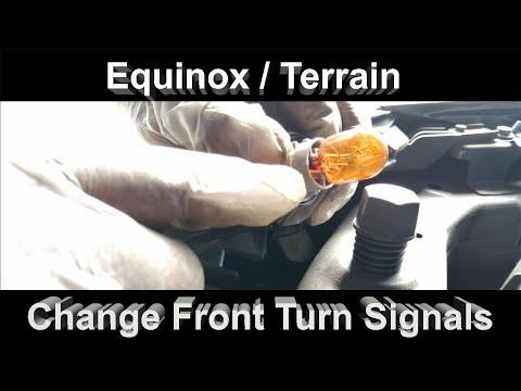 How to Replace the Front Turn Signal Bulb on a 2015 Chevrolet Equinox