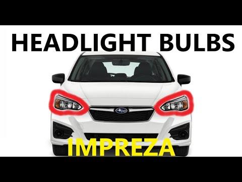 How to Replace Low Beam (H11) & High Beam (9005) Headlight Bulbs on a 2018 Subaru Impreza