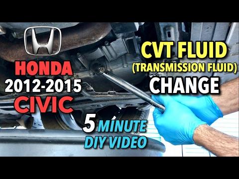 How to Change CVT Transmission Fluid on a 2015 Honda Civic (HCF-2 Service)