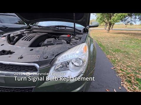 How to Replace the Front Turn Signal Bulb on a 2015 Chevrolet Equinox