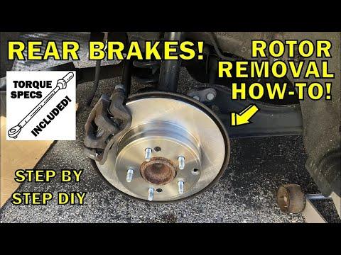 2010-2015 Kia Optima Rear Brake & ROTOR Replacement