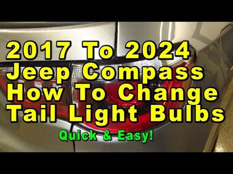 How to Replace Rear Turn Signal Bulbs on a 2018 Jeep Compass (Tail Light Removal Guide)