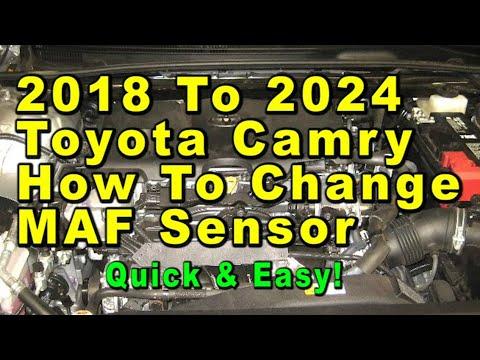 2018 To 2024 Toyota Camry How To Change MAF Mass Air Flow Sensor With Part Numbers - Quick & Easy