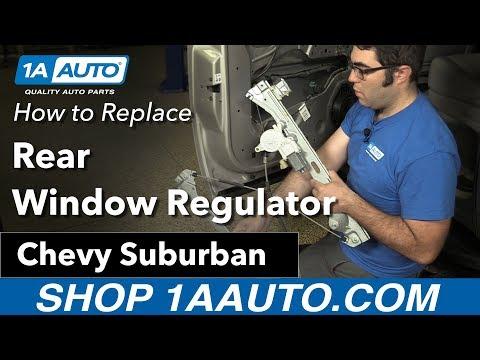 How to Replace Rear Door Window Regulator on a 2008 Chevrolet Suburban 1500