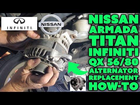 Nissan Armada/Titan & Infiniti QX56/QX80 Alternator Replacement How-To
