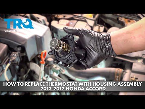 How to Replace the Thermostat on a 2016 Acura TLX (Coolant Drain & Bleed Guide)