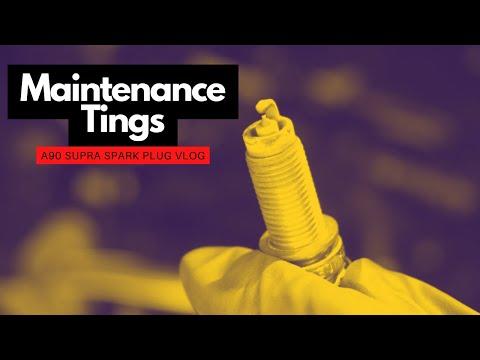 Maintenance Ting Vlog (Spark Plugs How-to) | A90 Supra Maintenance