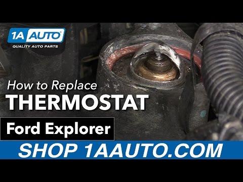 How to Replace the Thermostat on a 2007 Ford Explorer (Coolant Drain & Refill Guide)