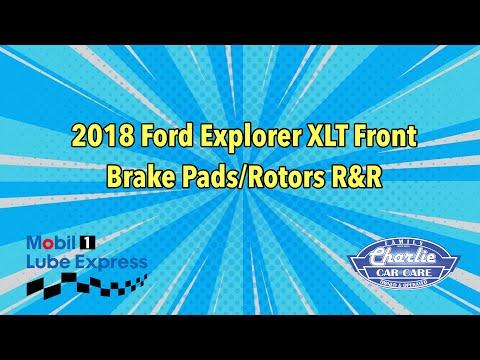 2018 Ford Explorer XLT Front Brake Pads/Rotors R&R