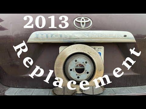 How to Replace Front Brake Pads on a 2013 Toyota Highlander
