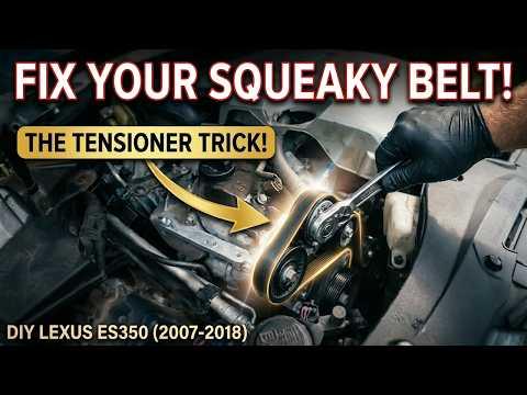 2016 Lexus ES350 Timing Belt vs Timing Chain: Replace the Serpentine Belt Guide