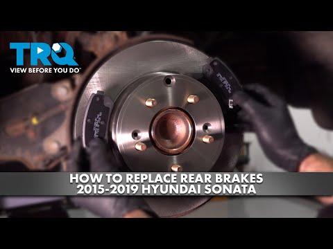 How to Replace Rear Brake Pads on a 2015-2019 Hyundai Sonata (Trim: SE | Engine: Inline 4 2.4L)