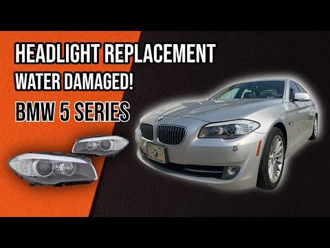 How to Replace Headlight Bulbs on a 2016 BMW 550i (Halogen, HID/Xenon, or LED)