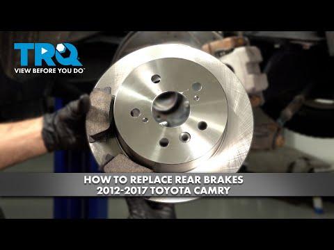 How to Replace Rear Brake Pads and Rotors on a 2017 Toyota Camry
