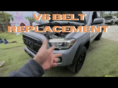 2019 Toyota Tacoma v6 belt replacement
