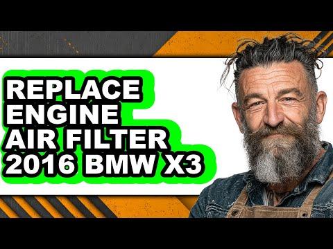 How To Replace Engine Air Filter 2016 BMW X3 (UPDATED)
