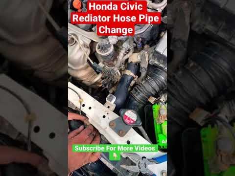 Honda Civic Rediator Hose Pipe Change !! #shorts #youtubeshorts
