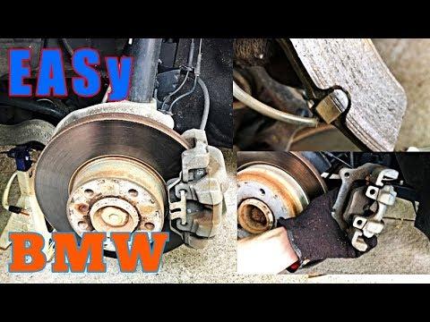 2012 - 2018 BMW 3 Series Brake Pads Change! (THE FAST WAY)
