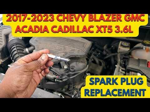 2017-2023 Chevy Blazer GMC Acadia 3.6L spark plug replacement