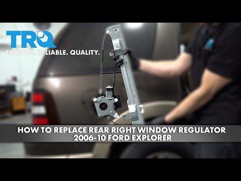 How to Replace Rear Window Regulator 2006-10 Ford Explorer