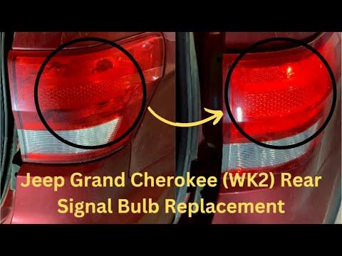 How to Replace Rear Turn Signal Bulb on a 2016 Jeep Cherokee (Tail Lamp Removal)