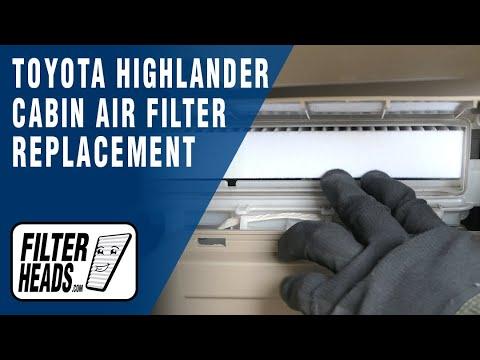 How to Replace Cabin Air Filter 2013 Toyota Highlander | AQ1102