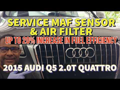 2011-2025 AUDI Q5, Mass Air Flow Sensor (MAFS) and Air Filter Replacement