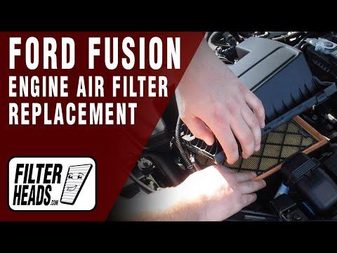 How to Replace Engine Air Filter 2016 Ford Fusion L4 2.5L | TA36272, AF9912