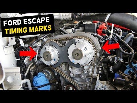 FORD ESCAPE TIMING MARKS 2013 2014 2015 2016 2017 2018