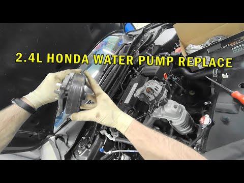 2.4L HONDA WATER PUMP REPLACE