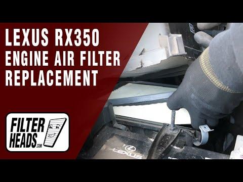 How to Replace Engine Air Filter 2018 Lexus RX350 V6 3.5L | TA36116, AF5190