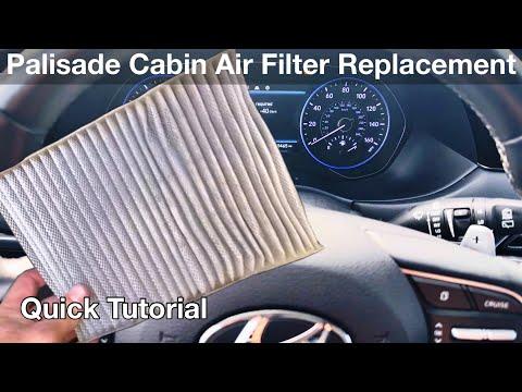 How to Replace the Cabin Air Filter on a 2020 Hyundai Palisade (Step-by-Step)