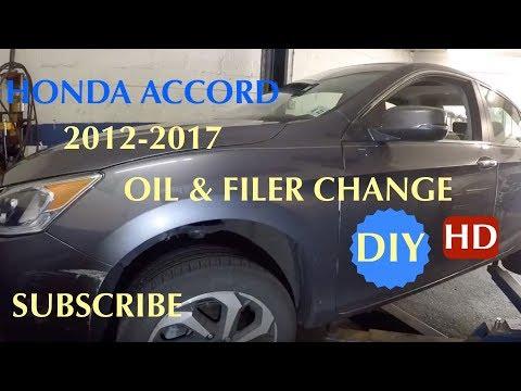 How to change oil and filter on 2017 Honda Accord